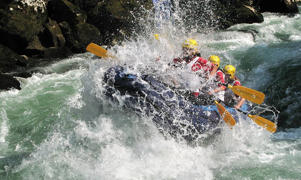 white water rafting