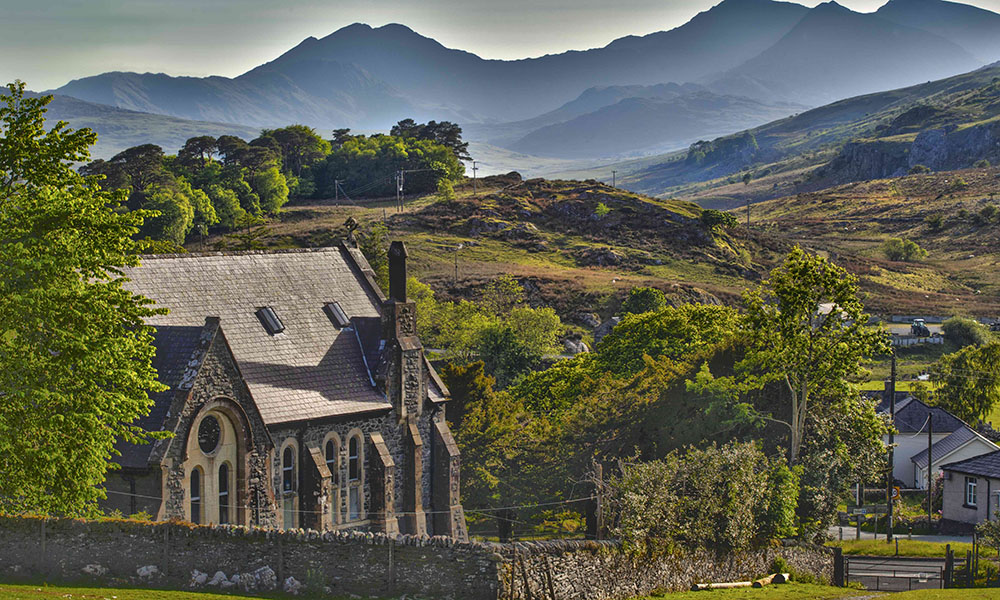 Saintille's Church in Snowdonia